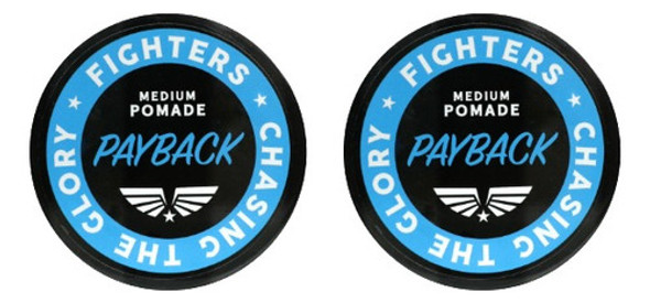 Pomada Fighters Payback  Medium Cera Cabello X2 Unidades 0