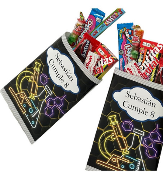 Bolsas Chipbag Personalizadas X 15 Ciencia Científicos 0