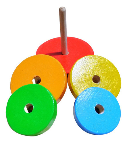 Ensarte De 5 Piezas - Juguete Madera Infantil 1