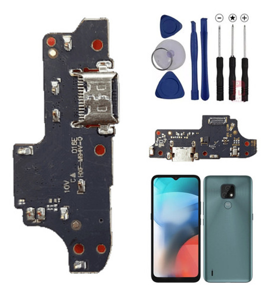 Placa Carga P/ Motorola E7 Carga Rápida + Kit Herramientas 0
