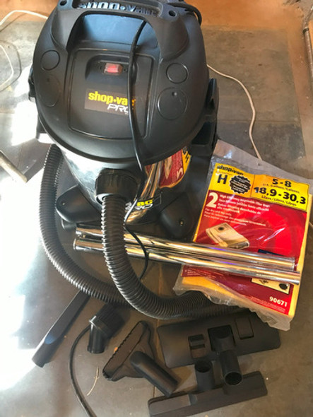 Shopvac Industrial 1600w - Sin Uso + (2) Bolsas De Filtro 0