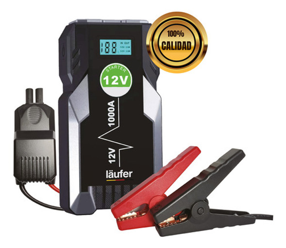 Arrancador Cargador Bateria Auto Moto Digital Laufer 0