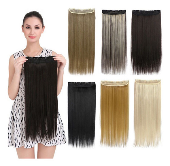 Cortina Pelo Sintético Negro Castaño Rubio 180cc 1