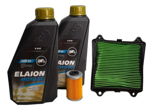 Kit Service Rouser Rs200cc Aceite Y Filtros 0