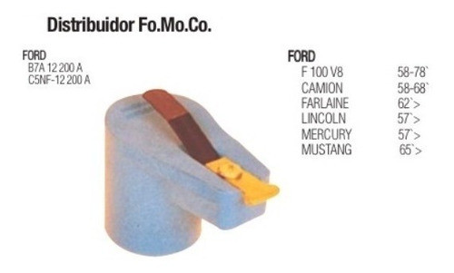 Rotor Distribuidor Ford F100 V8 Farlaine Mustang Fo.mo.co 1