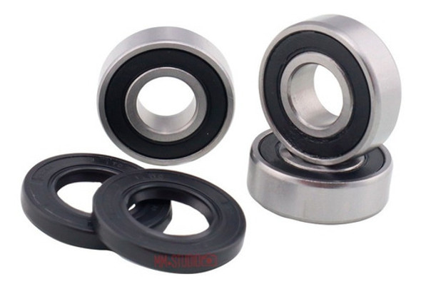 Kit Rulemanes Reten Rueda Trasera Kawasaki Kx 100 0