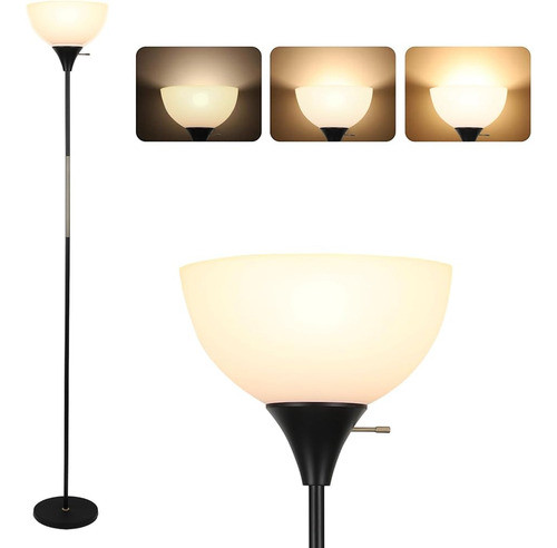 Lámpara De Pie, Lámpara De Pie Regulable, 3 Niveles De Brill 0