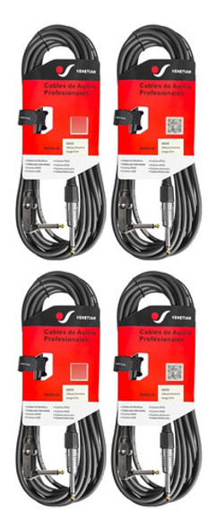 Venetian Egc023 Cable Plug 3 Metros Instrumento Combo X4 0