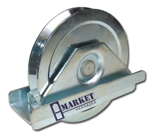 Rueda Con Soporte Hierro Porton Corredizo V90 Quitypon X2 Un 1