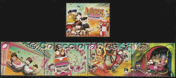 Parques De Diversiones, Serie Mint Gj 3747-50 0
