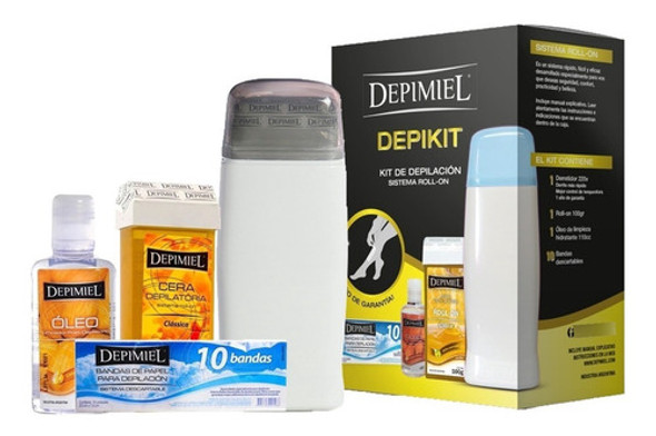 Kit Depilación Roll On Depimiel Sistema Descartable 0