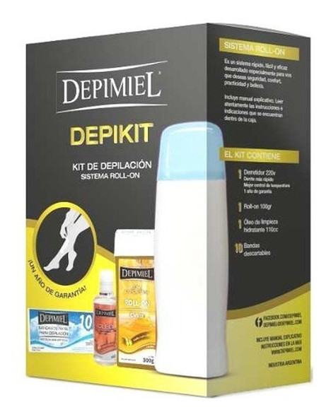 Kit Depilación Roll On Depimiel Sistema Descartable 1