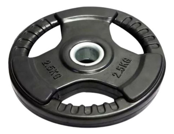 Disco Olímpico Fundición Rec. En Goma C/agarre 25 Kg Tpuy 0