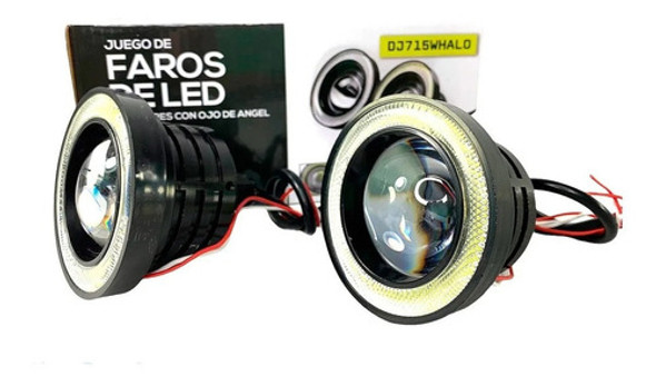 Faro Led Auxiliar Con Lupa Busca Huella Led Ojo De Angel 1