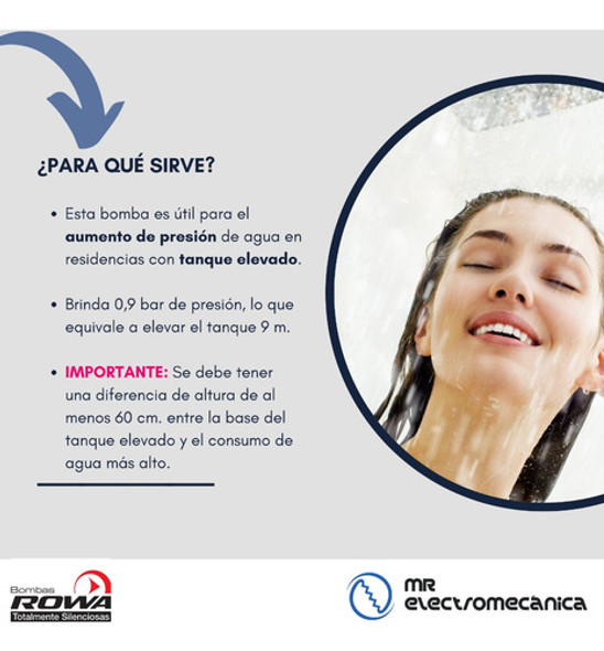Bomba Presurizadora Agua Fria Y Caliente - Rowa Mini 9 1