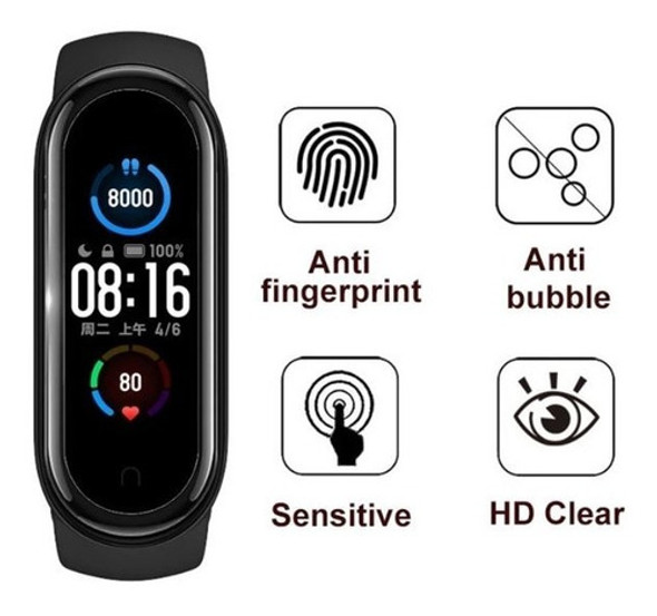 Película Protectora De Pantalla Para Xiaomi Mi Band 5 1