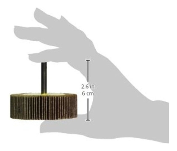 Potencia De Fuego 14232151 Rueda De Aleta Montada 60grit 3 X 1