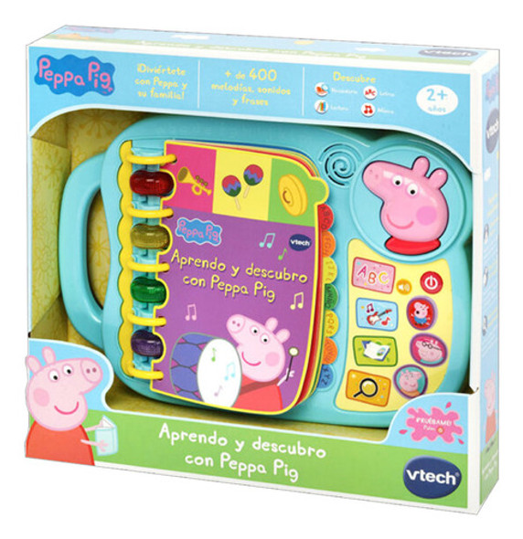 Peppa Pig Aprendo Y Descubro Libro Interactivo Vtech 0