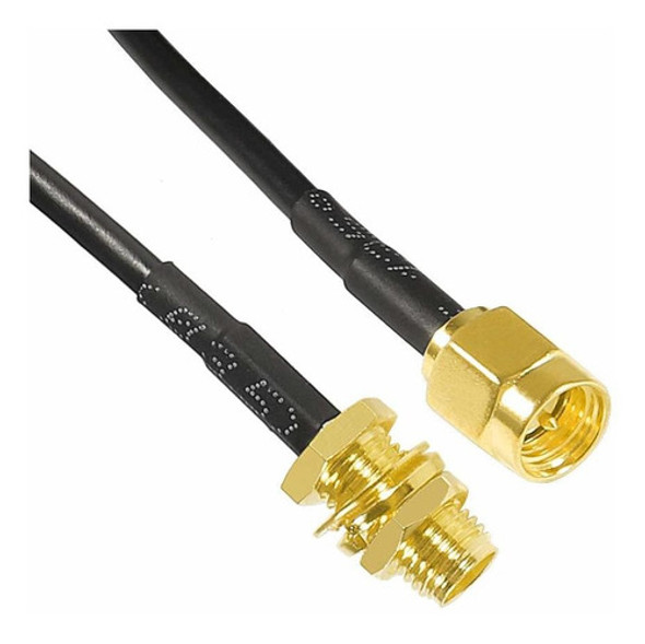 Cable Coaxial Con 3 Adaptadores Sma Macho A Sma Hembra 5m 1