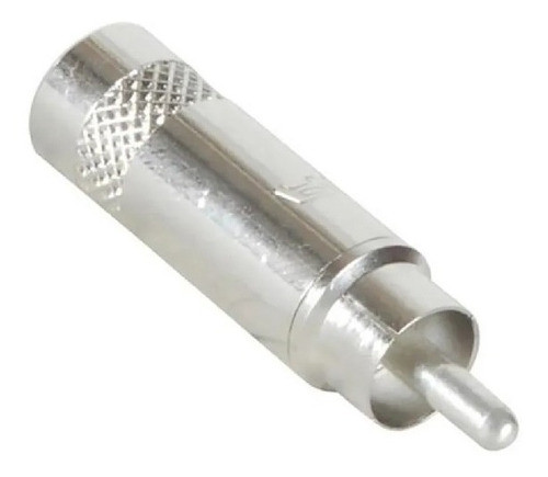 Ficha Rca Conector Audio Y Video Rca Macho Metal 0
