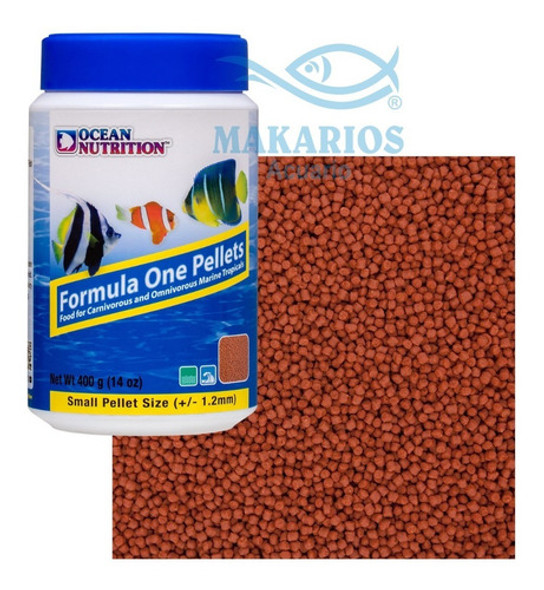 Formula One Marine Pellet Small 400g Ocean Nutrition Acuario 1