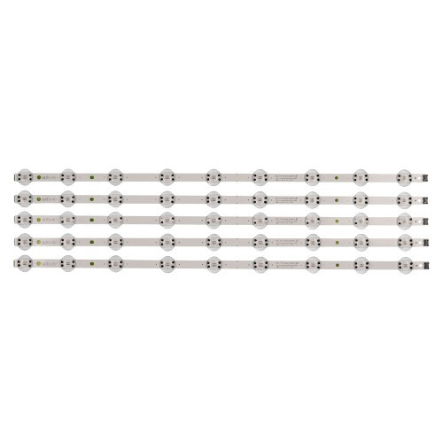 Kit De 5 Tira De 9 Led LG 65um7300aue / 65um7300pua 71,5cm 0