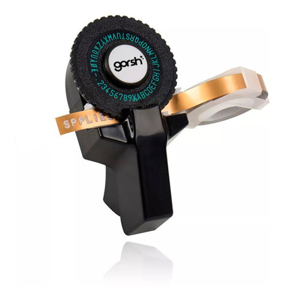 Rotuladora Label Maker 3d Negra Manual Etiquetas + Cinta 0