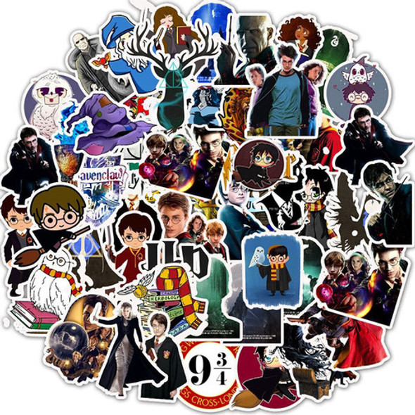 Stickers Autohadesivo Harry Potter X 50 0