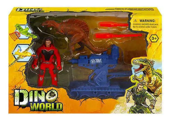 Dino World Set Dinosaurio Con Figura 5 Piezas Ck 1