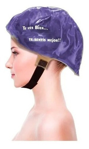 Casco Gel Frio Oncológico Quimioterapia Caida Cabello 1 Unid 0