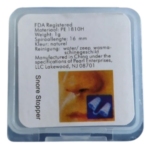 Dilatador Nasal Conico Silicona- Semi Rigido - Tamaño S 0