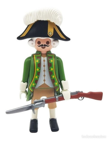 Playmobil Serie 17 Nene Soldado Colonial Frances Ingles 0