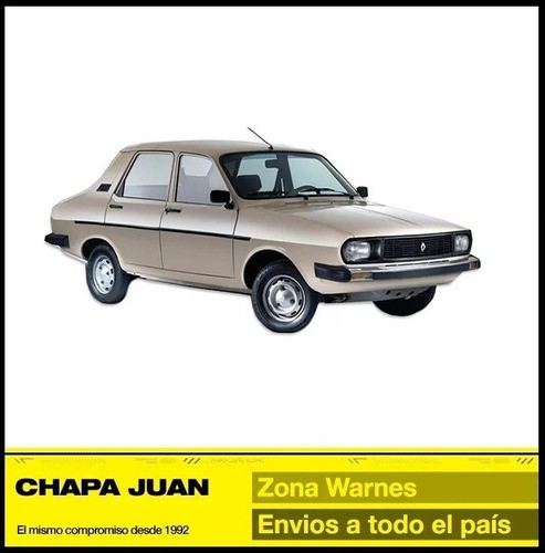 Juego Kit Pasaruedas Exteriores + Interiores Renault 12 (x4) 1