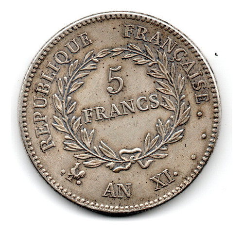 Francia Medalla 5 Francos Napoleon Y Catedral De Notre Dame 0