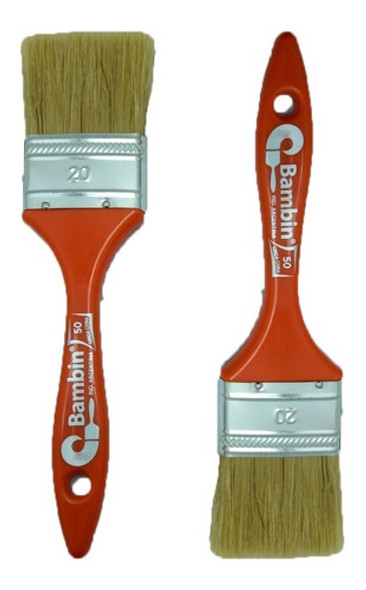 Pincel Virola N°1 Tamaño Número 20 Serie 50 - Bambin 1