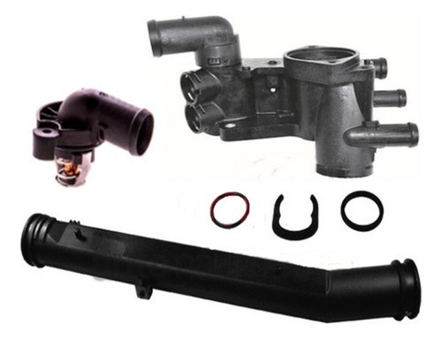 Kit Caja Termostatica Y Caño Vw Fox Suran Gol Trend Voyage 0
