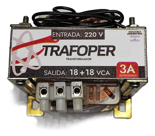Transformador 220 A 18+18v 3a Potencia 54va 0