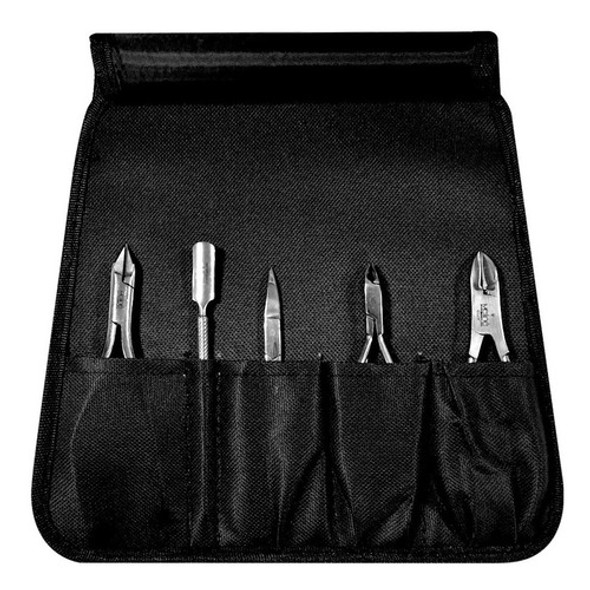 Set Manicuría Alicate Repujador Tijera Cuticula Meline Manos 1