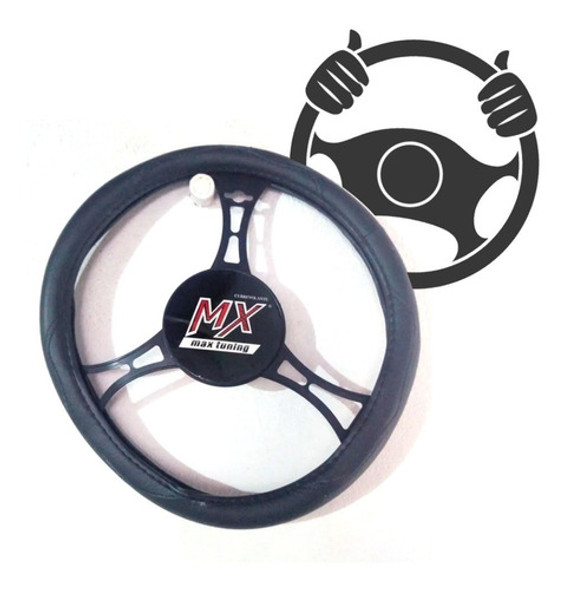 Cubre Volante Cuero Para Vehículos Díametro 50 Cm Auli Tools 0