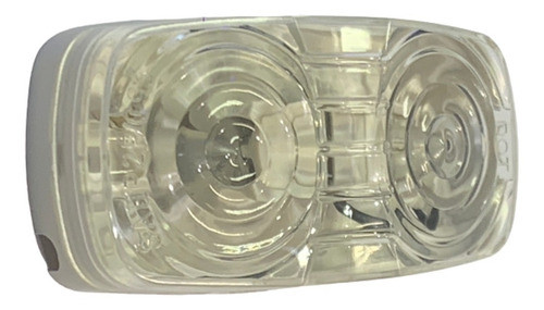 Farol Trailer Carro 12v X2 C/ 2 Lamparas T10 Blancas R5 1