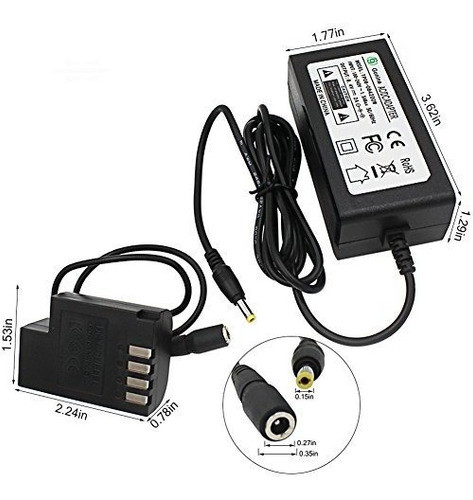 Adaptador De Corriente Alterna Gonne Dmw-dcc12 Adaptador De 1
