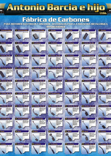 2 Carbones Para Motores Electricos 22 X 8 X 5mm Gladiator 1