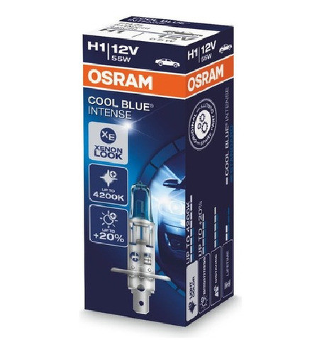 Lampara H1 Osram 12v 55w Cool Blue Intense Luz Blanca P14.5s 0
