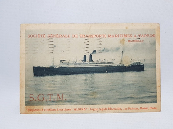 Antigua Postal Italia Transporte Marítimo Mag 57353 0