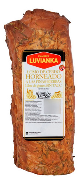 Fiambre Lomo Horneado Con Hierbas Luvianka X 1.80 Kg. 0
