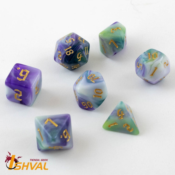 Set De 7 Dados Para Rol - Abhoth 1