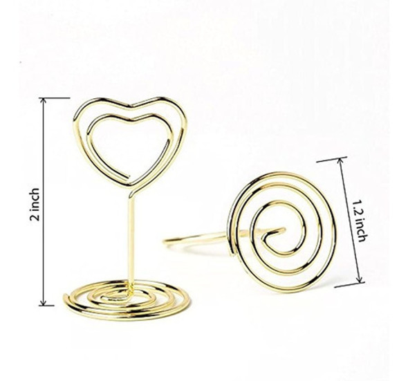 Jofefe 20 Unids Mini Lugar De Los Titulares De Tarjetas Mesa 1