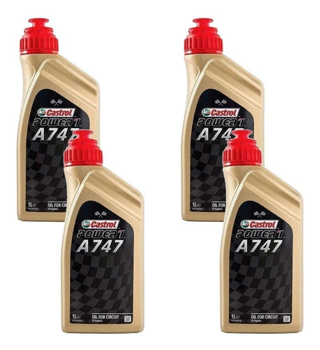 Aceite Castrol Power 1 A747 2t 100% Sintetico Competicion X4 0