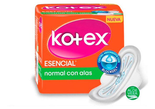 Pack X 24 Unid. Toallas Femeninas  Esencial 8 Un Kot Pro 0
