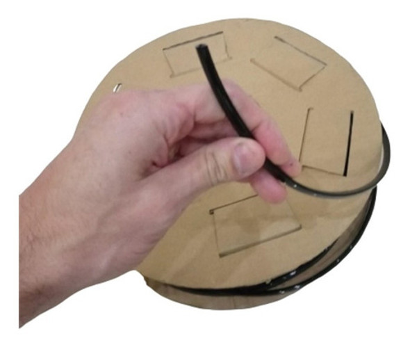 Salvapuertas Negro Tipo U X Metro Universal Rapinese 0